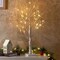 Lighted Tree, White Birch Tree with LED Lights, Prelit Artificial Tree with Timer